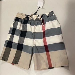 Burberry Check Swim Trunks Boys size 10Y